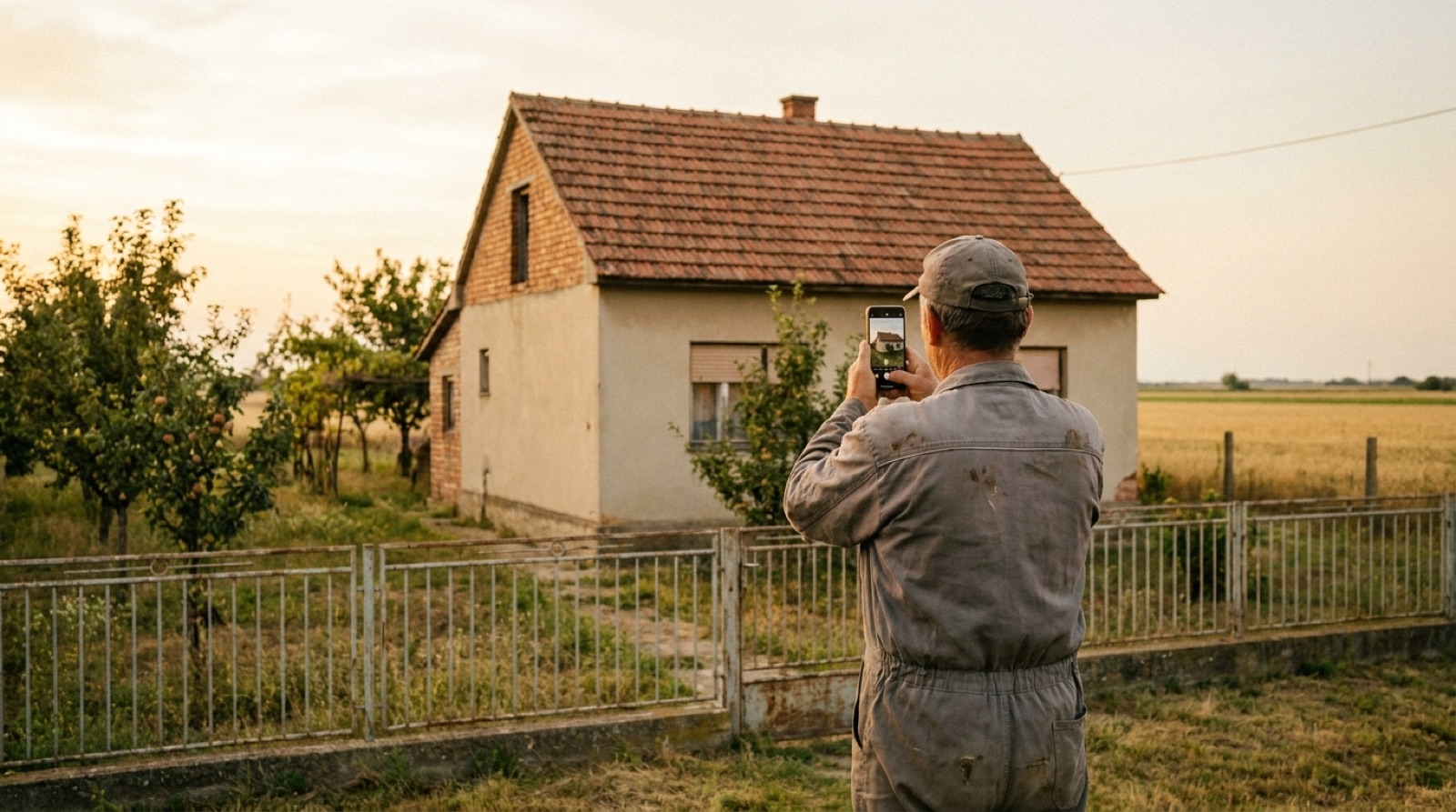 Hauskontrolle in der Pomoravlje-Ebene, Fotobericht vom Telefon
